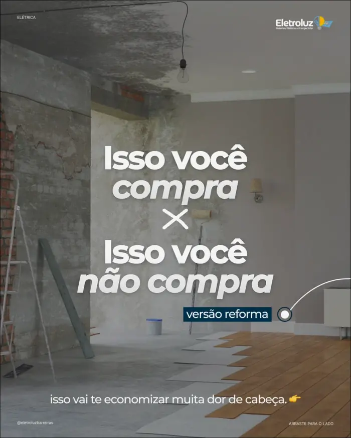 Design para Eletroluz, materiais elétricos